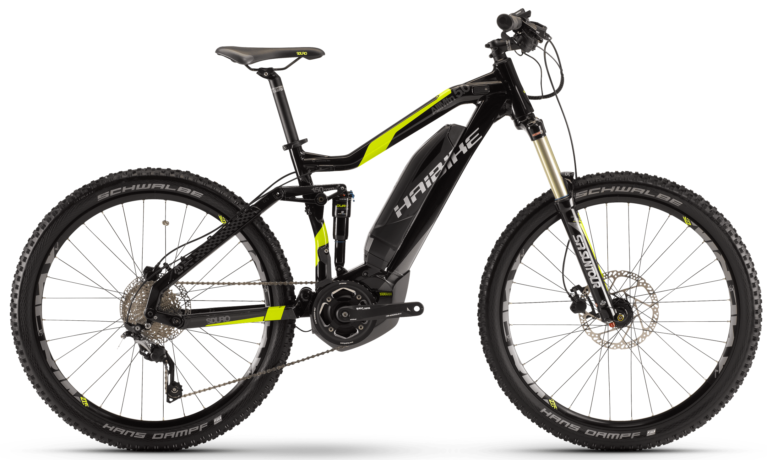 Электровелосипед HAIBIKE Sduro AllMtn 5.0 400 Wh. (черный) (2017)