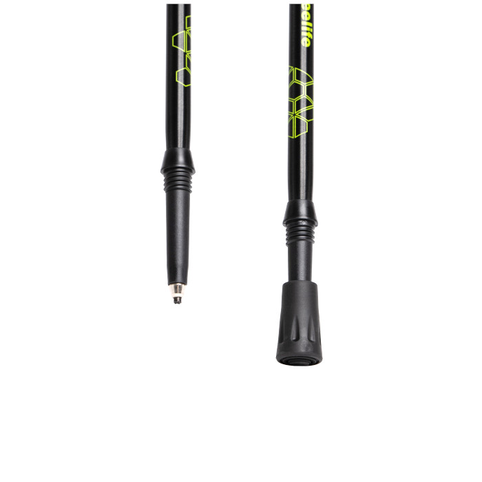 Палки для скандин. ходьбы SPINE (SL-36E-5-135) телескоп. 3-х секц., складные, до 1,35 м. (Алюминий)