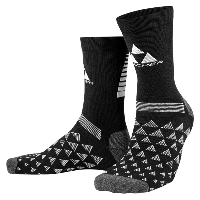 Носки лыжные FISCHER Nordic (черный/серый)