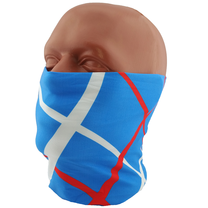 Бандана NORDSKI National (голубой/белый)