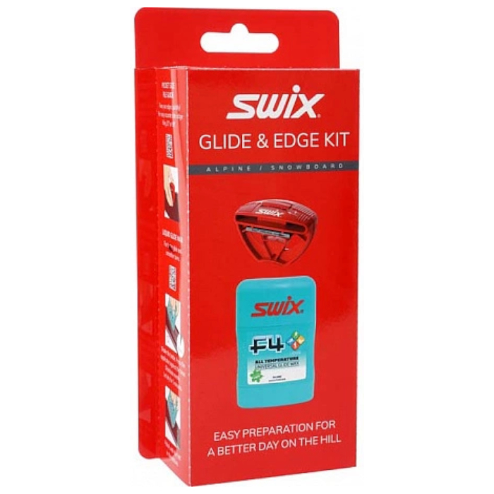 Набор мазей скольжения SWIX Glide&Edge Kit (для смазки и заточки)  