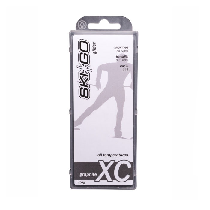 Парафин углеводородный SKIGO XC Glider Grafit (графит) (Универсальная) 200 г.