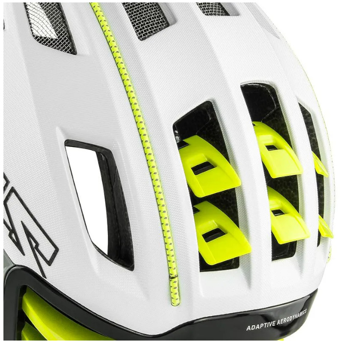 Шлем CASCO SPEEDairo 2 (с визором) (белый/зеленый)