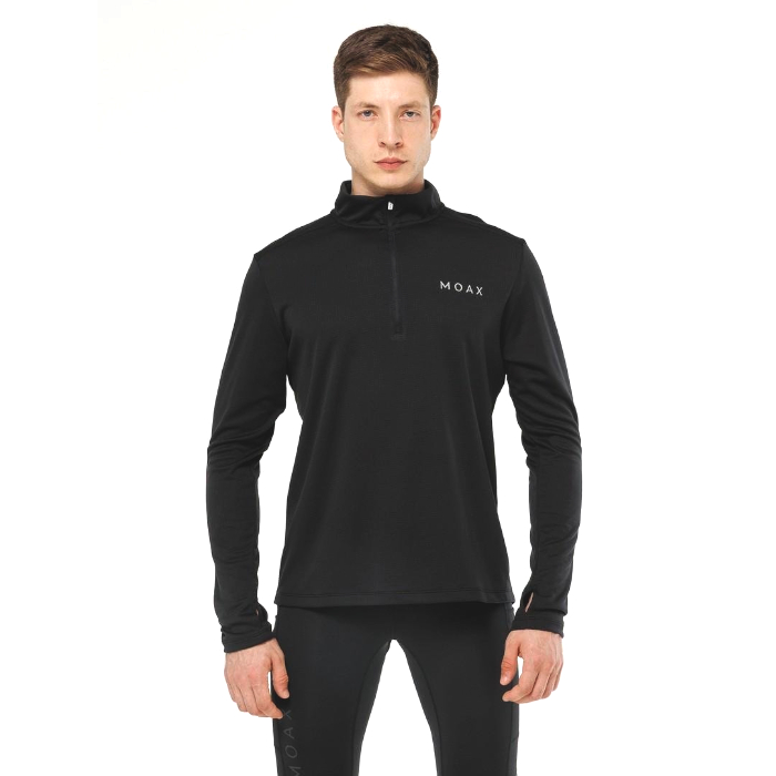 Термобелье мужское (верх) MOAX Pacer 1/2 (черный)