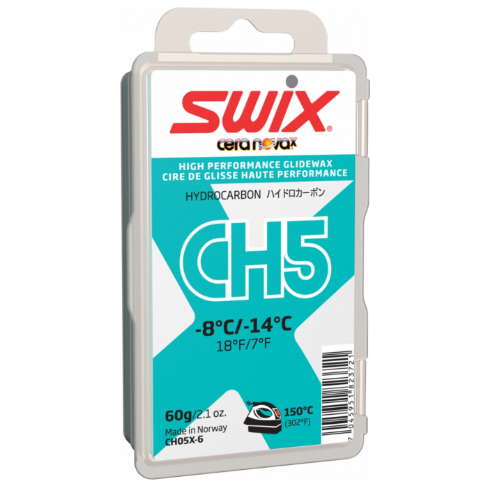 Парафин углеводородный SWIX CH5X Turquoise (-8°С -14°С) 60 г.