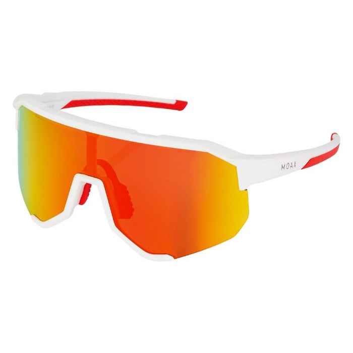 Очки спортивные MOAX Taper (белый/красный)