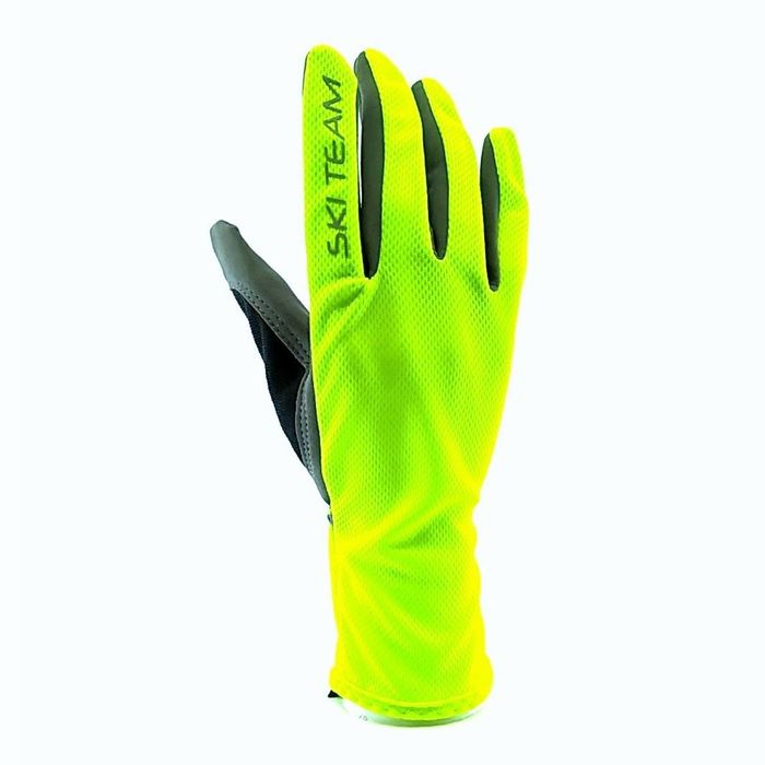 Перчатки для лыжероллеров SKI TEAM Roller (лимонный)
