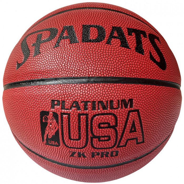 Мяч баскетбольный SPADATS ПУ №7 (бордовый)