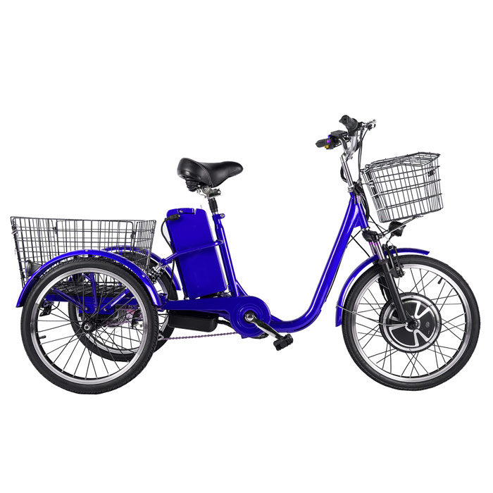 Трицикл GREEN CITY CROLAN 350 W (синий) (2019)