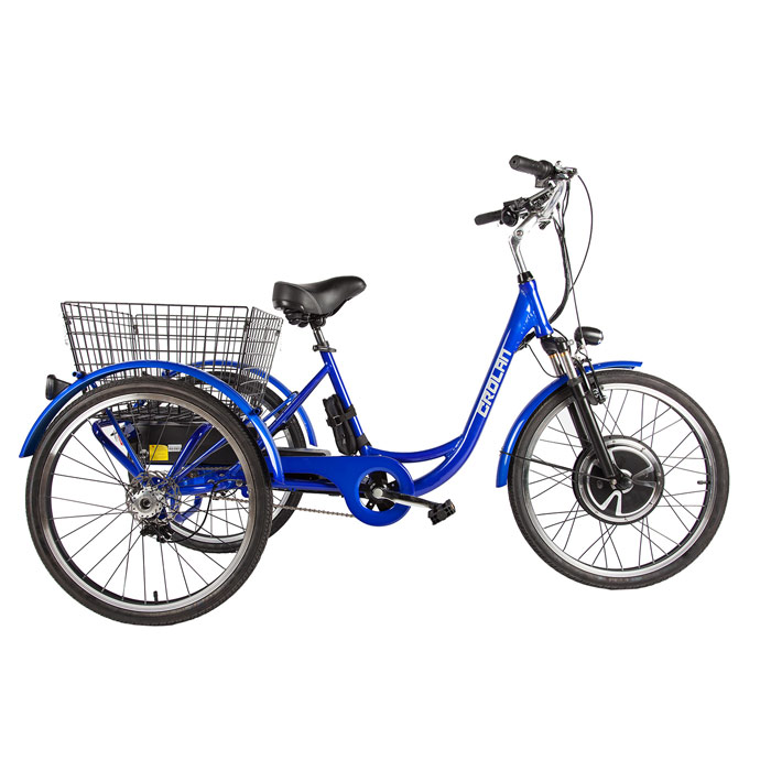 Трицикл GREEN CITY CROLAN 500 W (синий) (2019)
