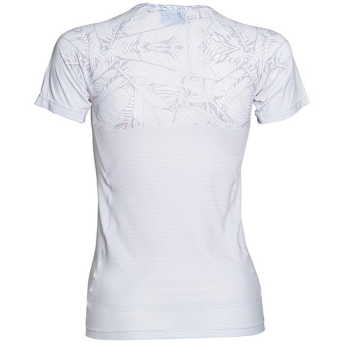 Футболка для бега женская KV+ Sprint T-Shirt (белый/серый)