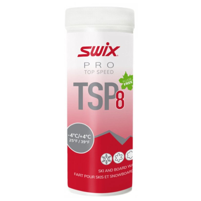 Порошок углеводородный SWIX TSP8 Red (+4°С -4°С) 40 г.