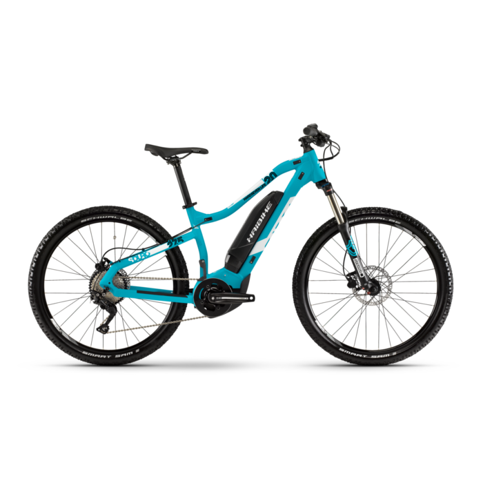 Электровелосипед HAIBIKE Sduro HardSeven Life 2.0 400 Wh. (голубой) (2019)