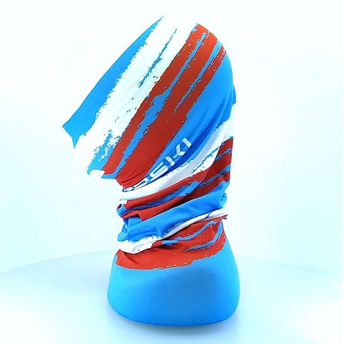Бандана NORDSKI Stripe (голубой/красный)