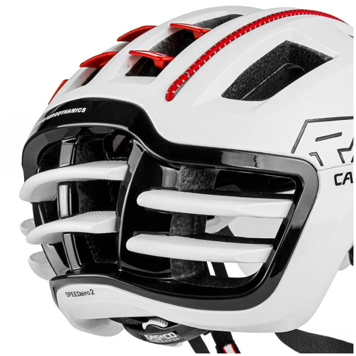 Шлем CASCO SPEEDairo 2 (с визором) (белый/черный)
