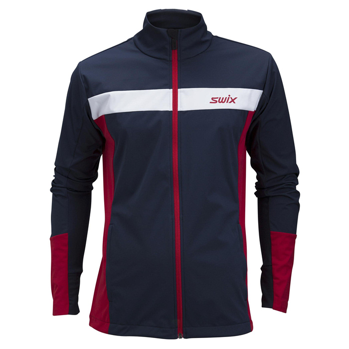 Куртка разминочная SWIX Dynamic (синий/красный)