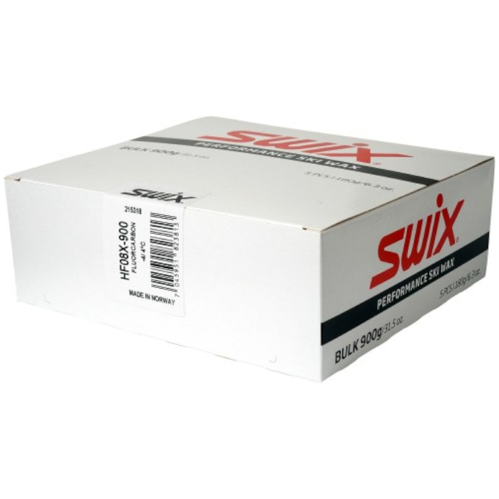 Парафин высокофтористый SWIX HF8X Red (+4°С -4°С) 5х180 г.
