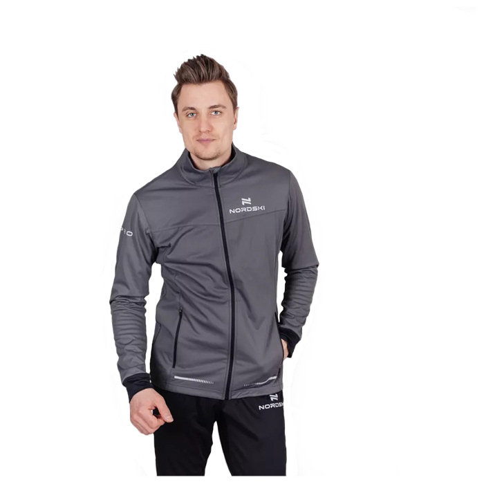 Куртка разминочная NORDSKI Pro Graphite (серый)
