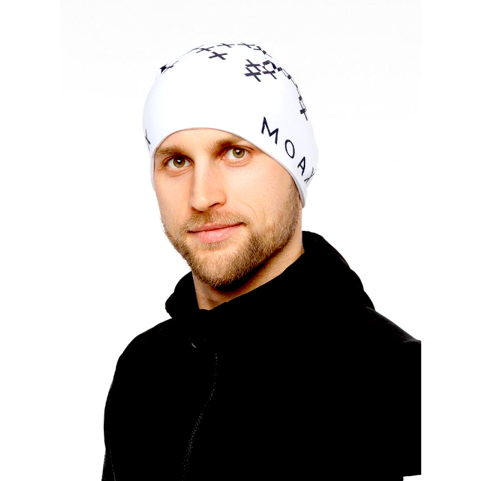 Шапка гоночная MOAX Race (белый/черный)