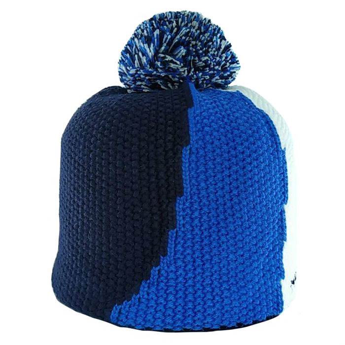 Шапка вязаная NORDSKI Knit (синий/черный)