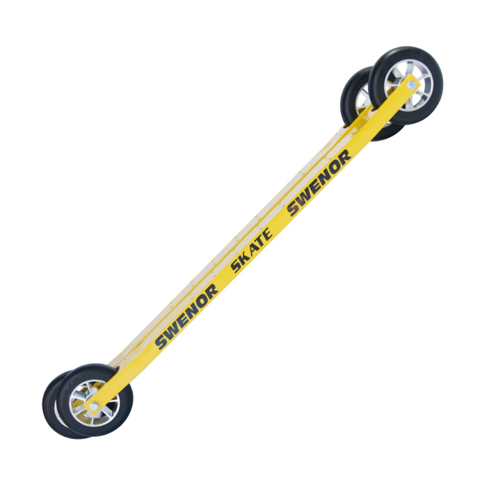 Лыжероллеры SWENOR Коньковые Skate 580 мм. (№ 2/средние) (желтый/черный)