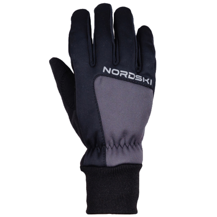 Перчатки лыжные NORDSKI Arctic (черный/серый)