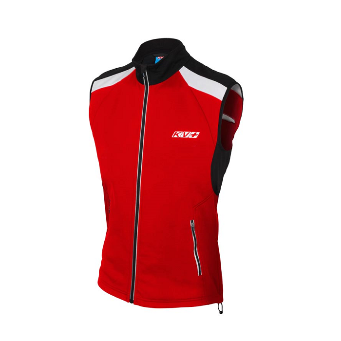 Жилет разминочный Jr. KV+ Lahti Warm (pro-wind-tech fabric) (красный/черный)