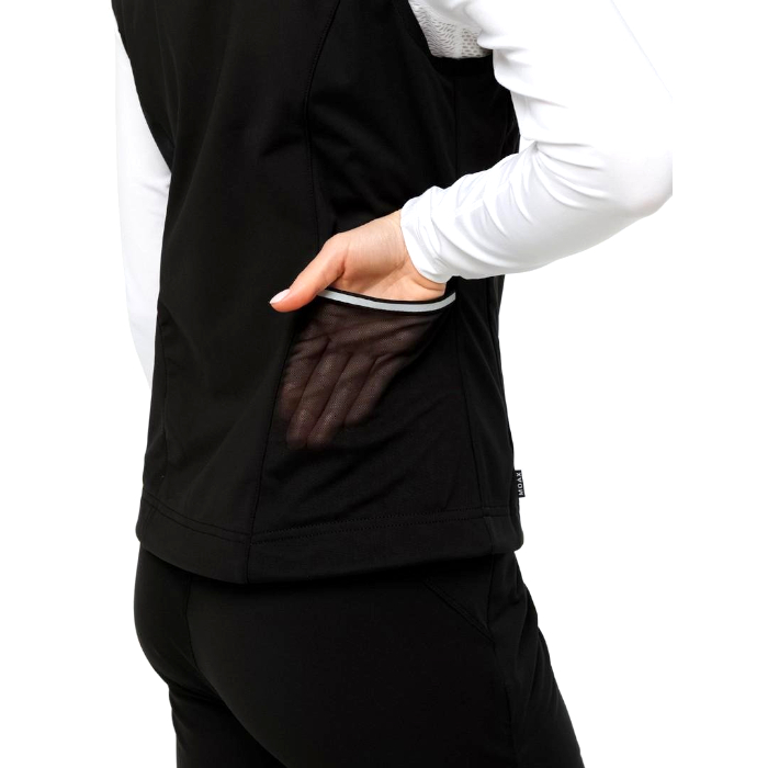 Жилет разминочный женский MOAX Dynamic (черный)