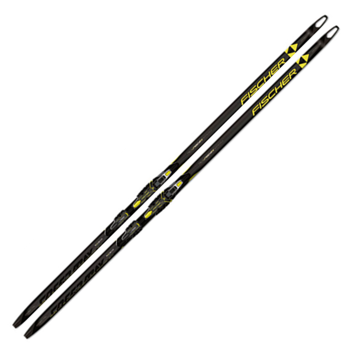 Лыжи беговые FISCHER Speedmax SK C-special NIS Hole (черный/желтый)