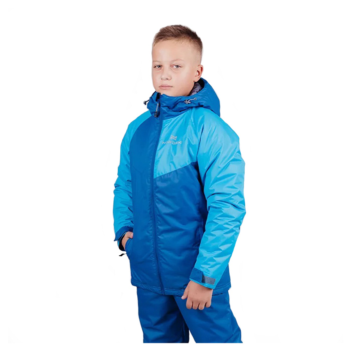 Куртка утепленная Jr. NORDSKI Premium-Sport (синий/голубой)