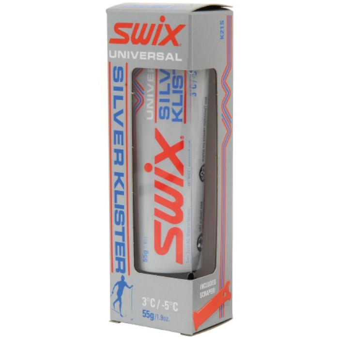 Мазь держания, жидкая SWIX K21 Silver (универсальный клистер со скребком) (-5°С +3°С) 55 г.