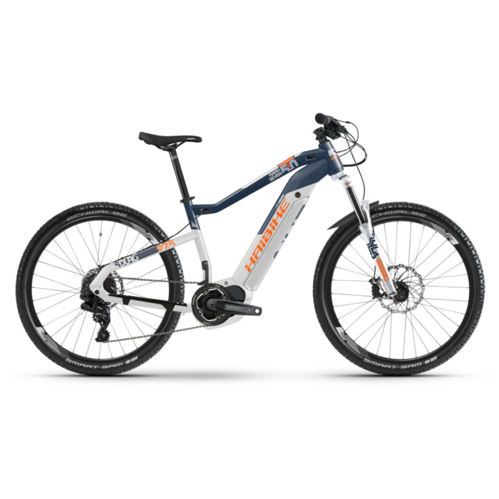 Электровелосипед HAIBIKE Sduro HardSeven 5.0 500 Wh. (серый/белый) (2019)