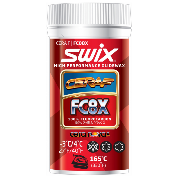 Ускоритель SWIX Cera F FC08X (порошок, 100% фторуглерод) (+4°С -3°С) 30 г.