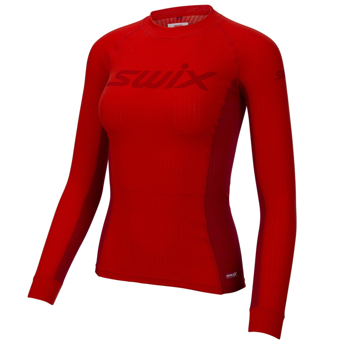 Термобелье женское (верх) SWIX RaceX LS (красный)