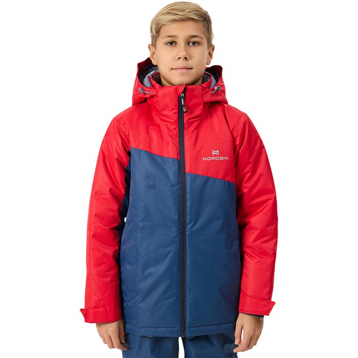 Куртка утепленная Jr. NORDSKI Active (красный/синий)