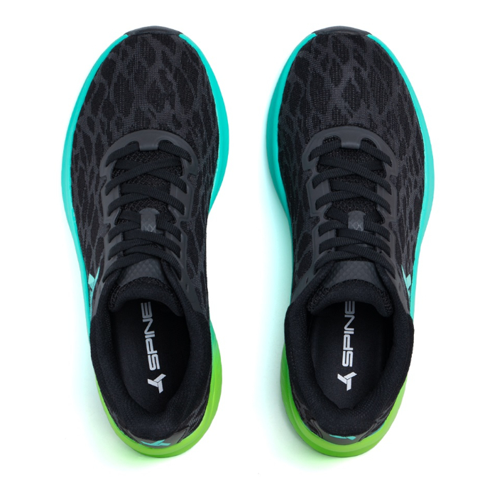 Кроссовки беговые SPINE Carbon Pro (M) (черный/голубой)
