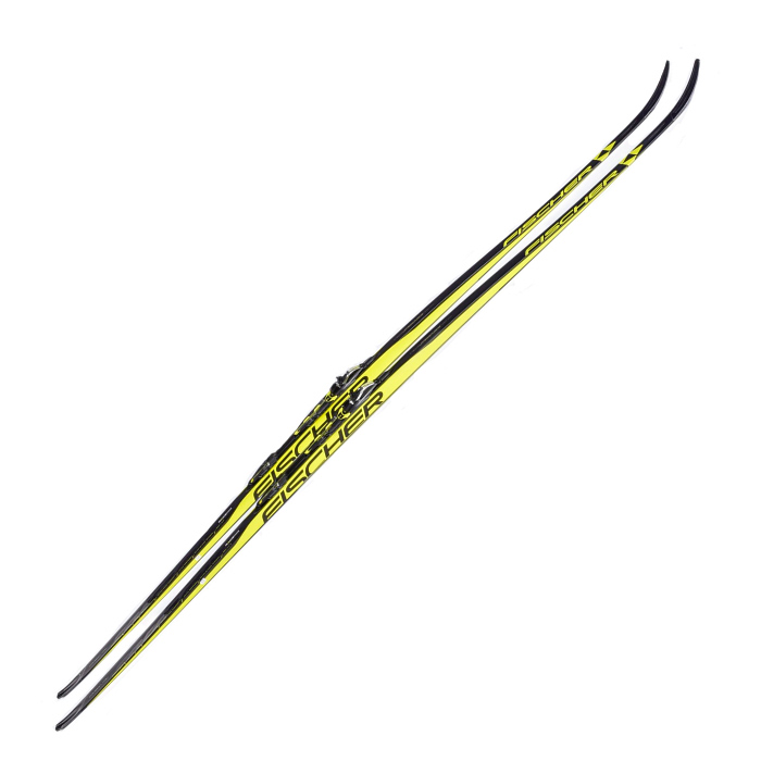 Лыжи беговые FISCHER Speedmax CL Zero+ Med NIS (черный/желтый)