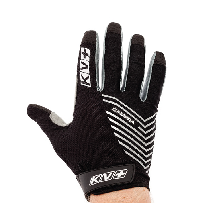Перчатки для лыжероллеров KV+ Campra for NW & skiroll (черный/серый)