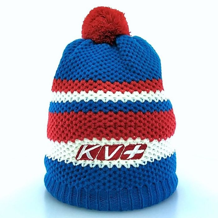 Шапка KV+ St.Moritz (белый/синий)