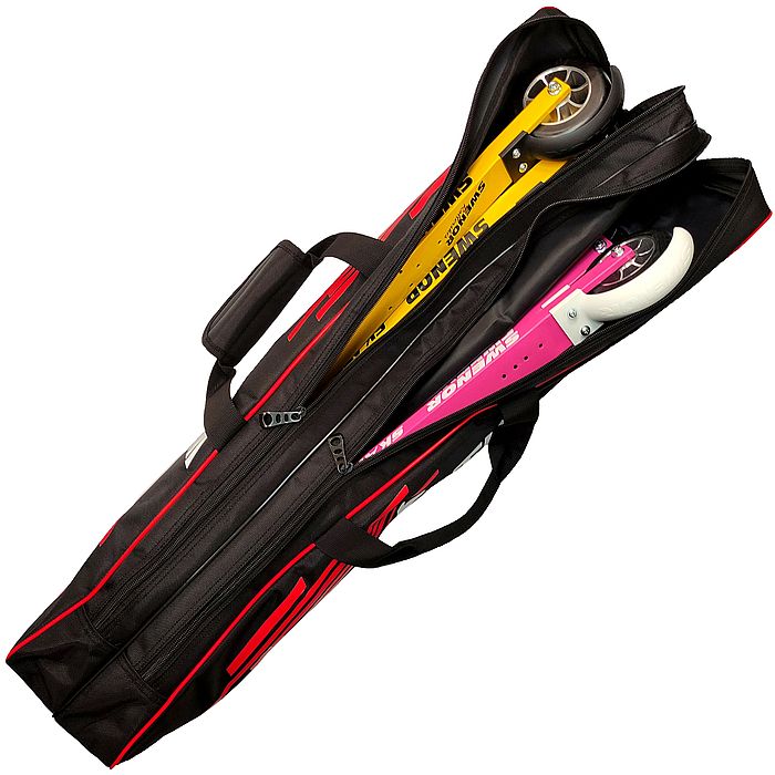 Чехол для лыжероллеров SKI TIME Big rollski bag (2 пары) (черный)