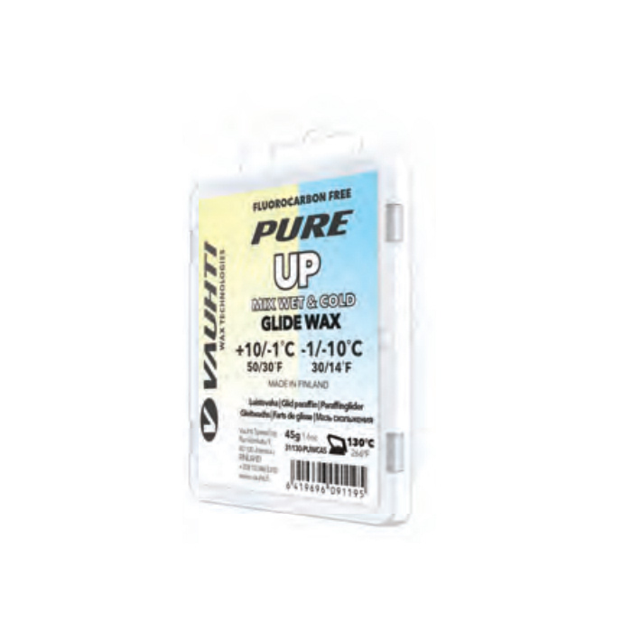Парафин углеводородный VAUHTI PURE Up Mix Wet & Cold (+10°С -1°С/-1°С -10°С)  45 г.