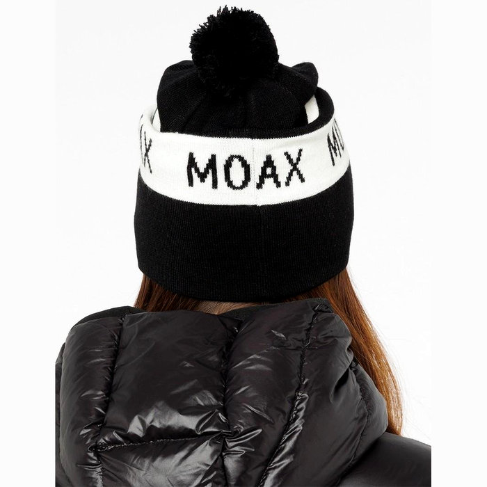 Шапка вязаная MOAX Team (черный/белый)