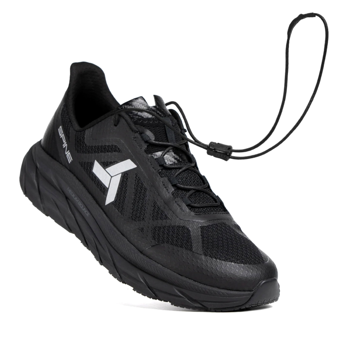 Кроссовки беговые SPINE Titanium (S) (черный/серый)