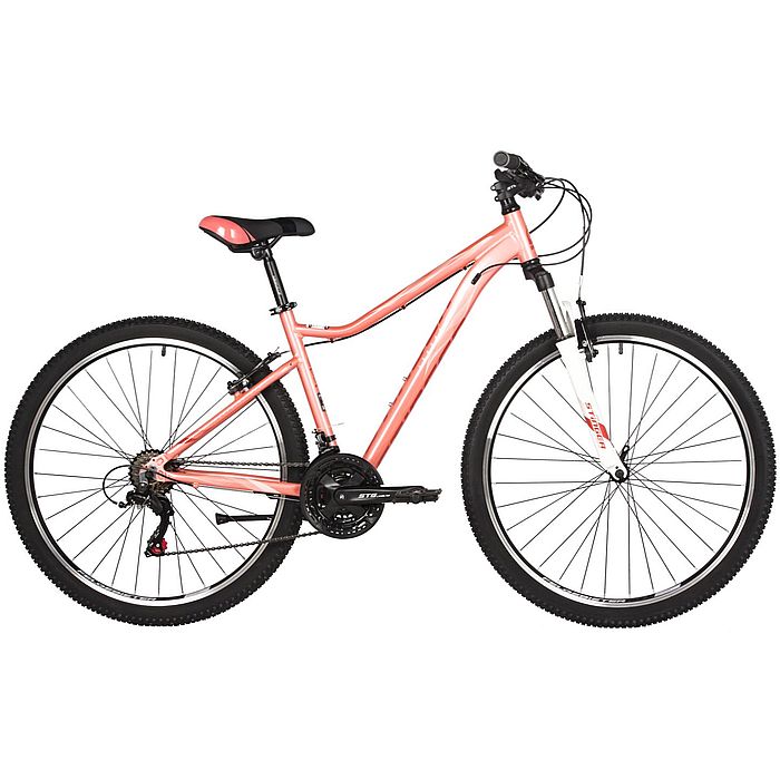 Велосипед STINGER Laguna STD 27.5", Al, V-Brake, 18-Speed (розовый) (2022)
