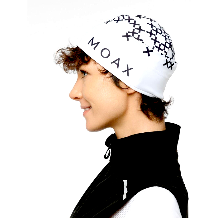 Шапка гоночная MOAX Race (белый/черный)