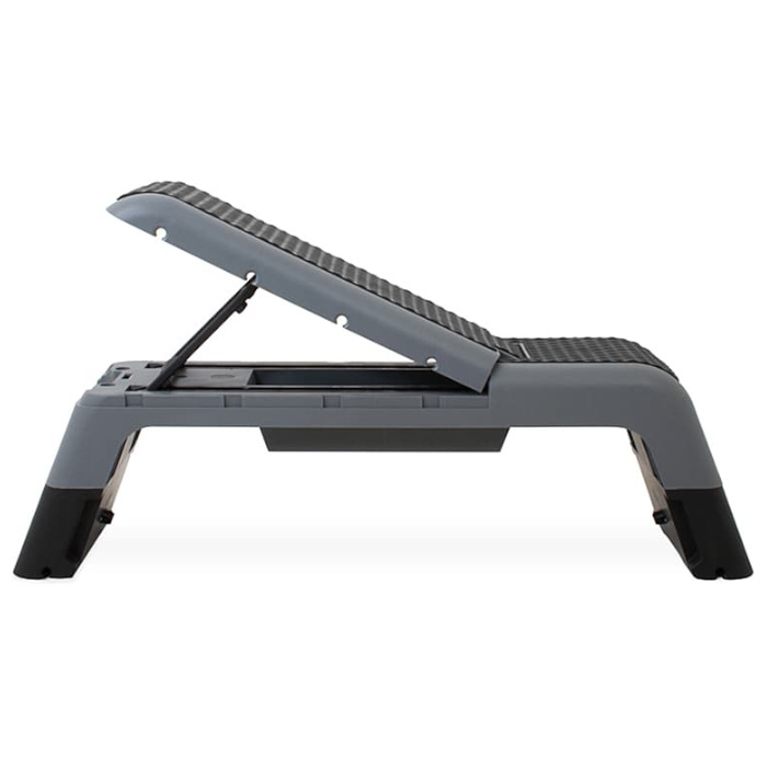 Степ - платформа HASTTINGS Digger с регулируемым наклоном (черный/серый)