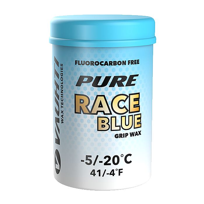 Мазь держания, твердая VAUHTI PURE Race Blue (-5°С -20°С) 45 г.