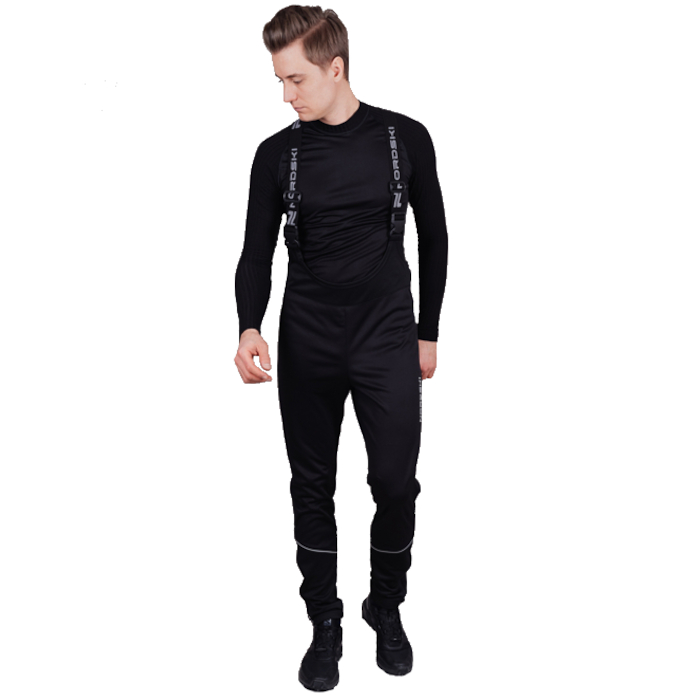 Брюки разминочные NORDSKI Active (черный)