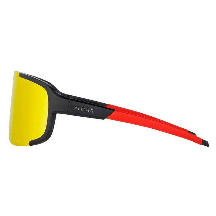 Очки спортивные MOAX Viru (черный/красный)