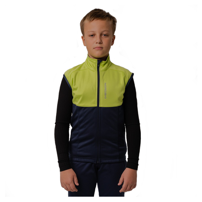 Жилет разминочный Jr. NORDSKI Premium (зеленый)